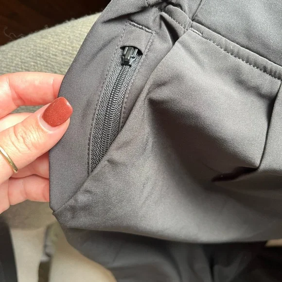 Black Wide Leg Performance Pants - Picture 5 of 5